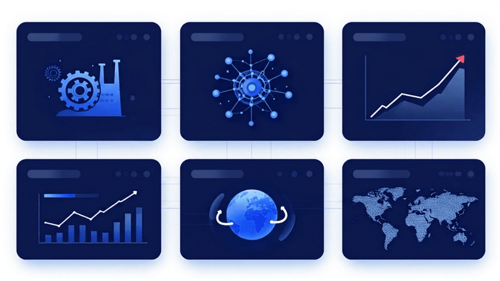 Industries hero showing market categories and sector intelligence coverage